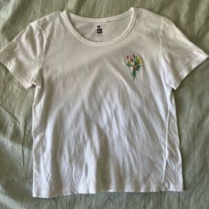 Me to We White Short sleeve shirt